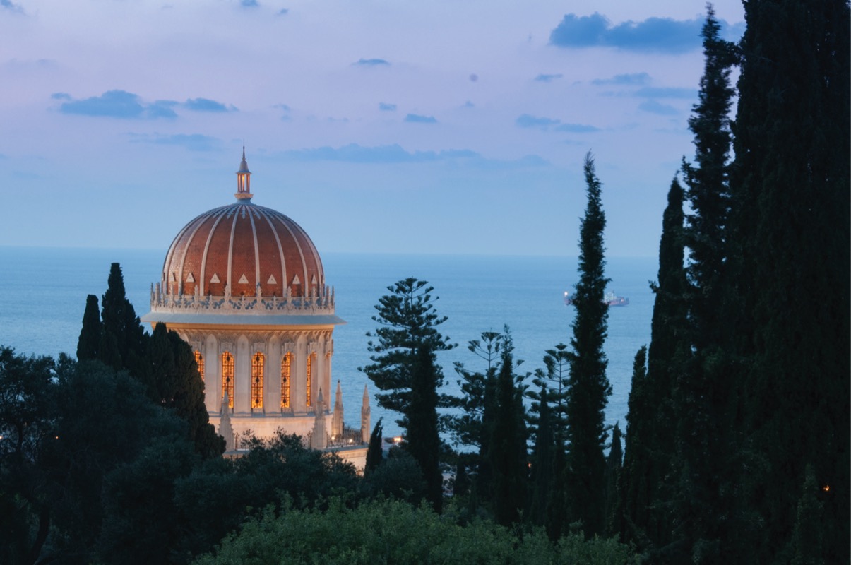 The Shrine of the Báb in Haifa, Israel.